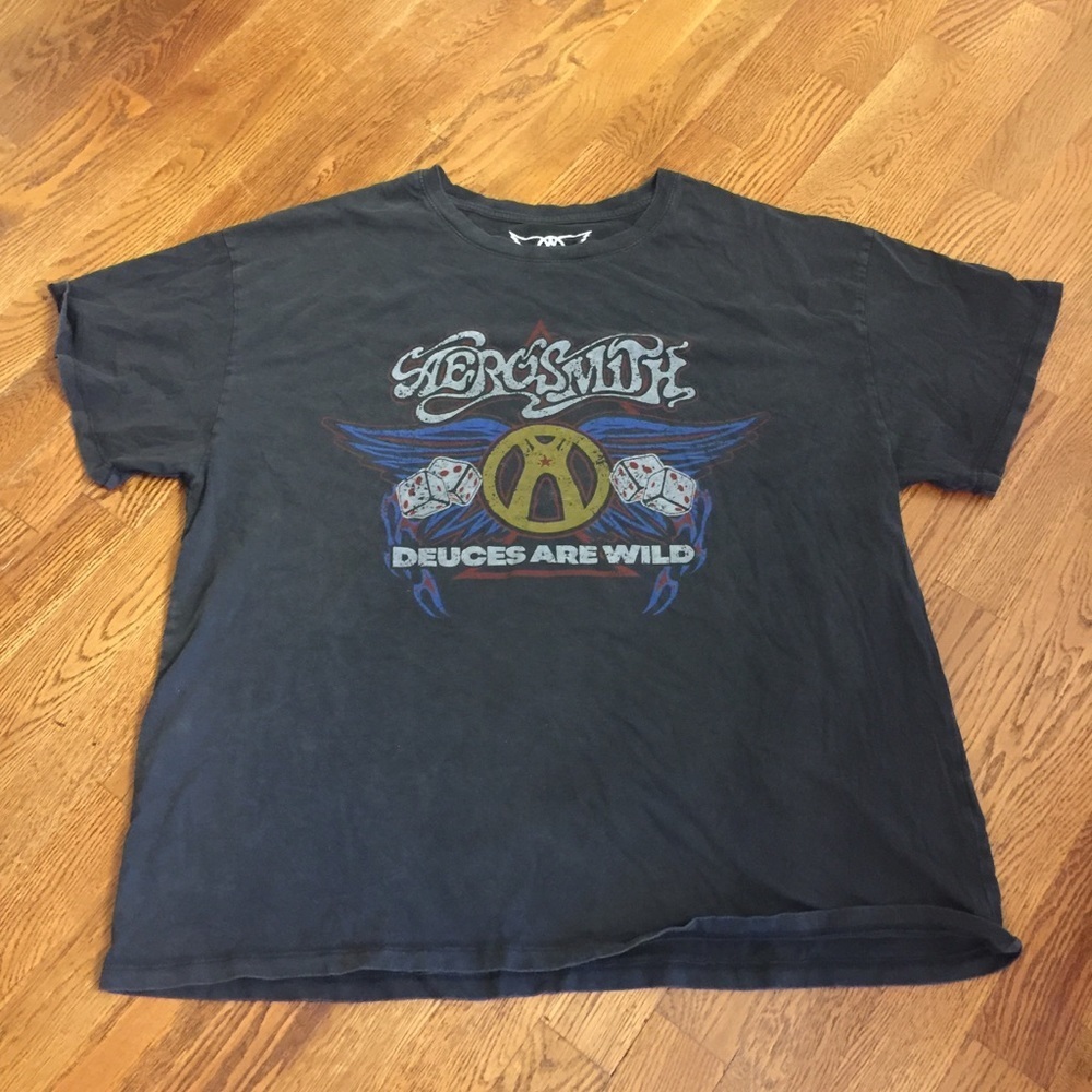 Aerosmith Deuces Are Wild graphic tee